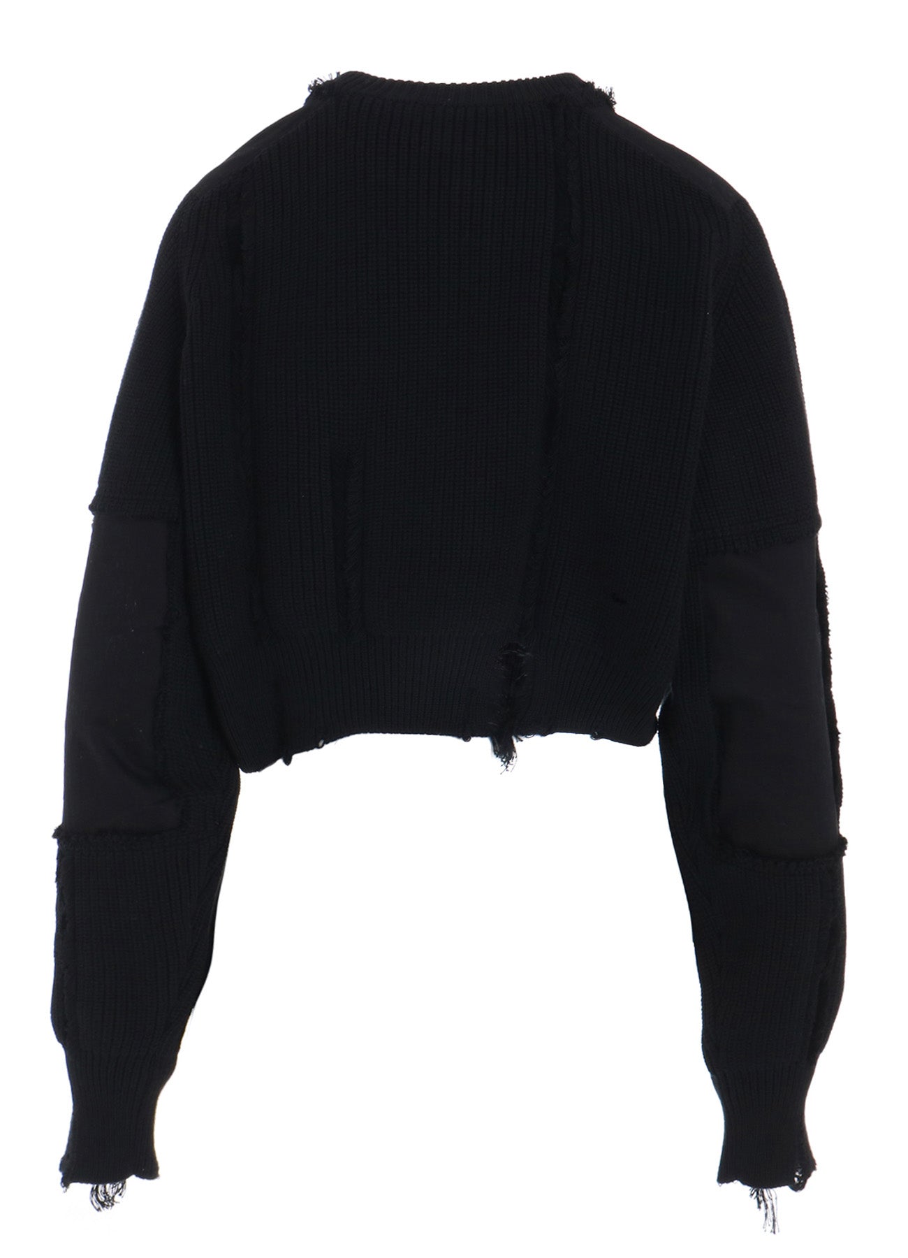 Distressed Cotton Crewneck Knit Cardigan for Women - Soft & Comfortable Pullover Sweater for Casual Wear, Layering, and Fall Fashion