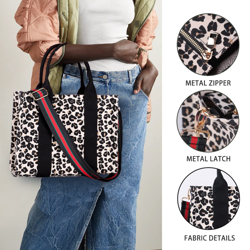 Stylish Canvas Tote Bag for Women - Durable Crossbody & Top Handle Handbag - Perfect for Shopping, Work, Travel & Everyday Use