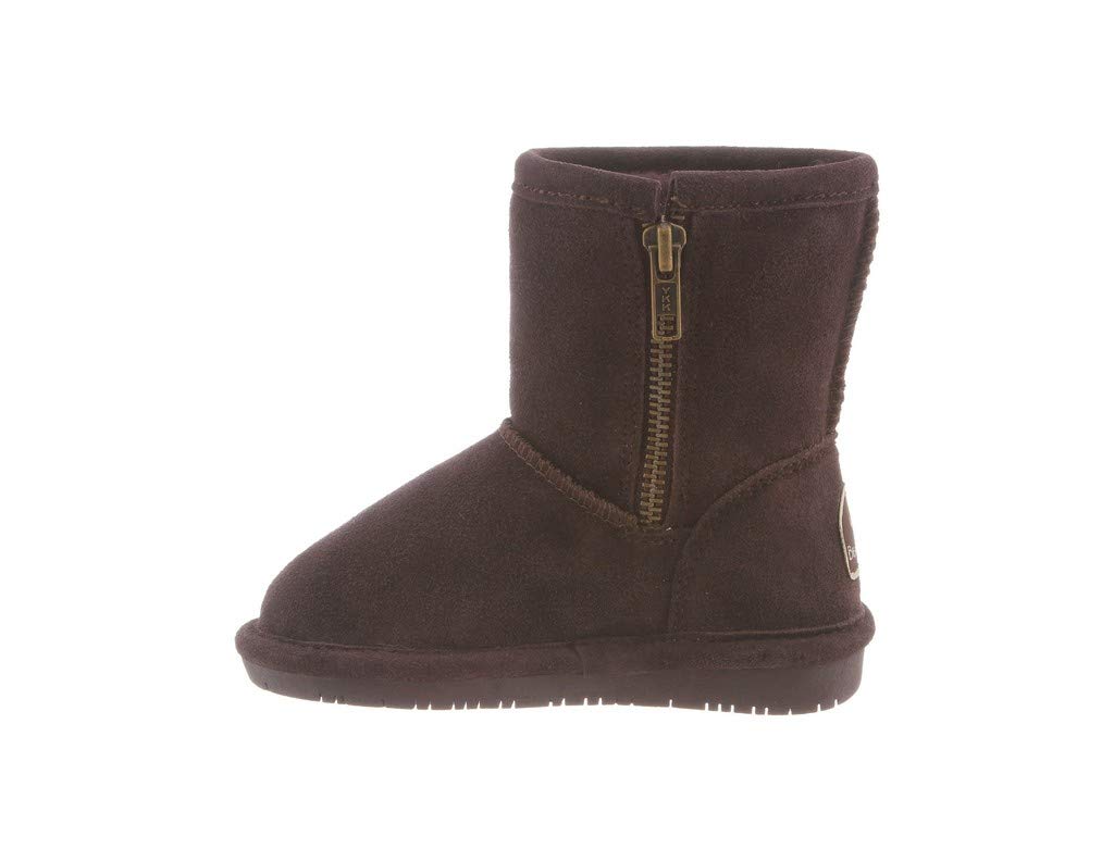 BEARPAW Unisex Kids Emma Mid Calf Winter Boots with Zipper - Warm Snow Boots for Toddlers Boys & Girls - Perfect for Outdoor Play, Winter Walks & Cold Weather