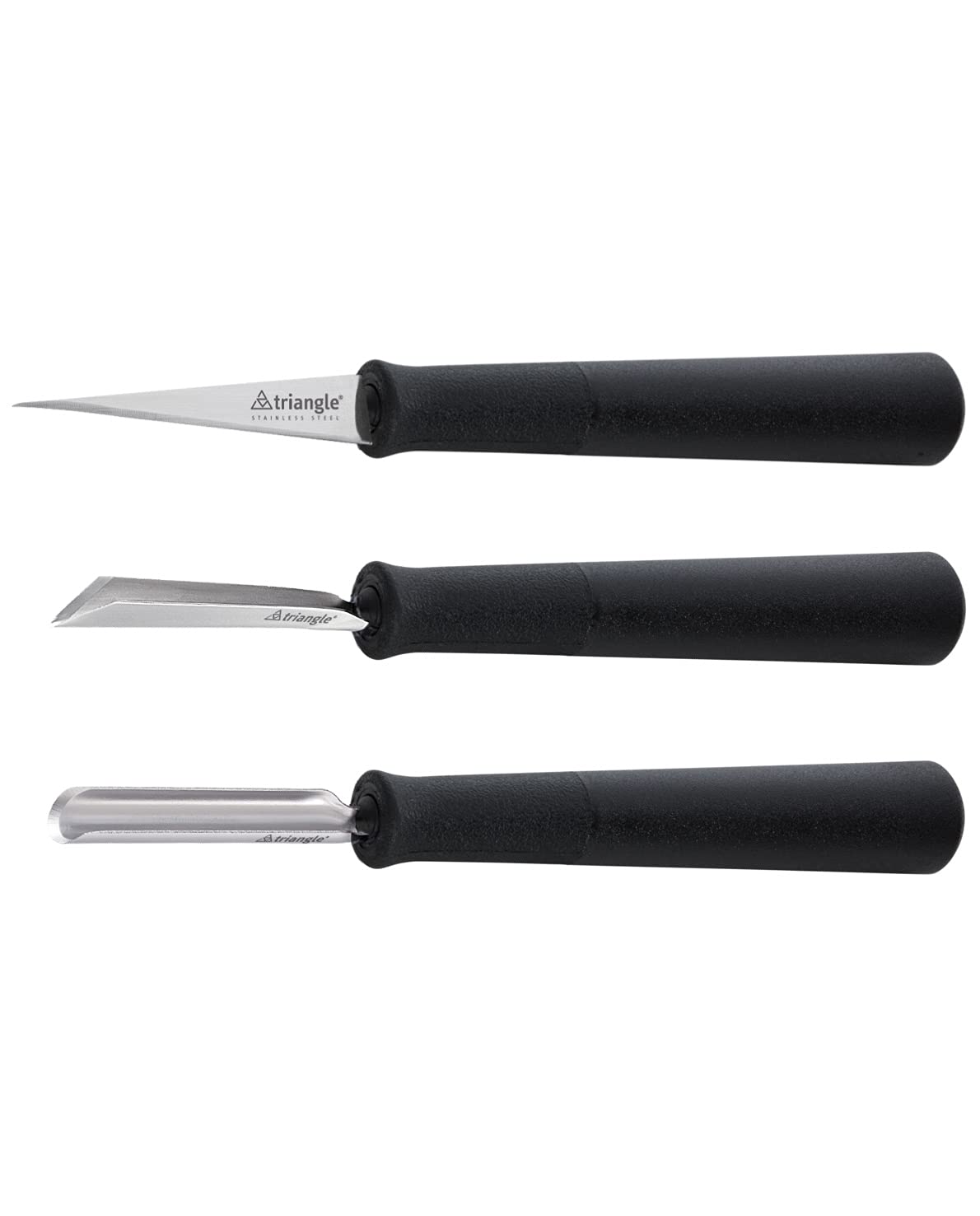 Premium Stainless Steel Triangle Kitchen Tool Set - 3-Piece Utensils for Cooking, Baking & Serving - Perfect for Home Chefs & Professional Kitchens
