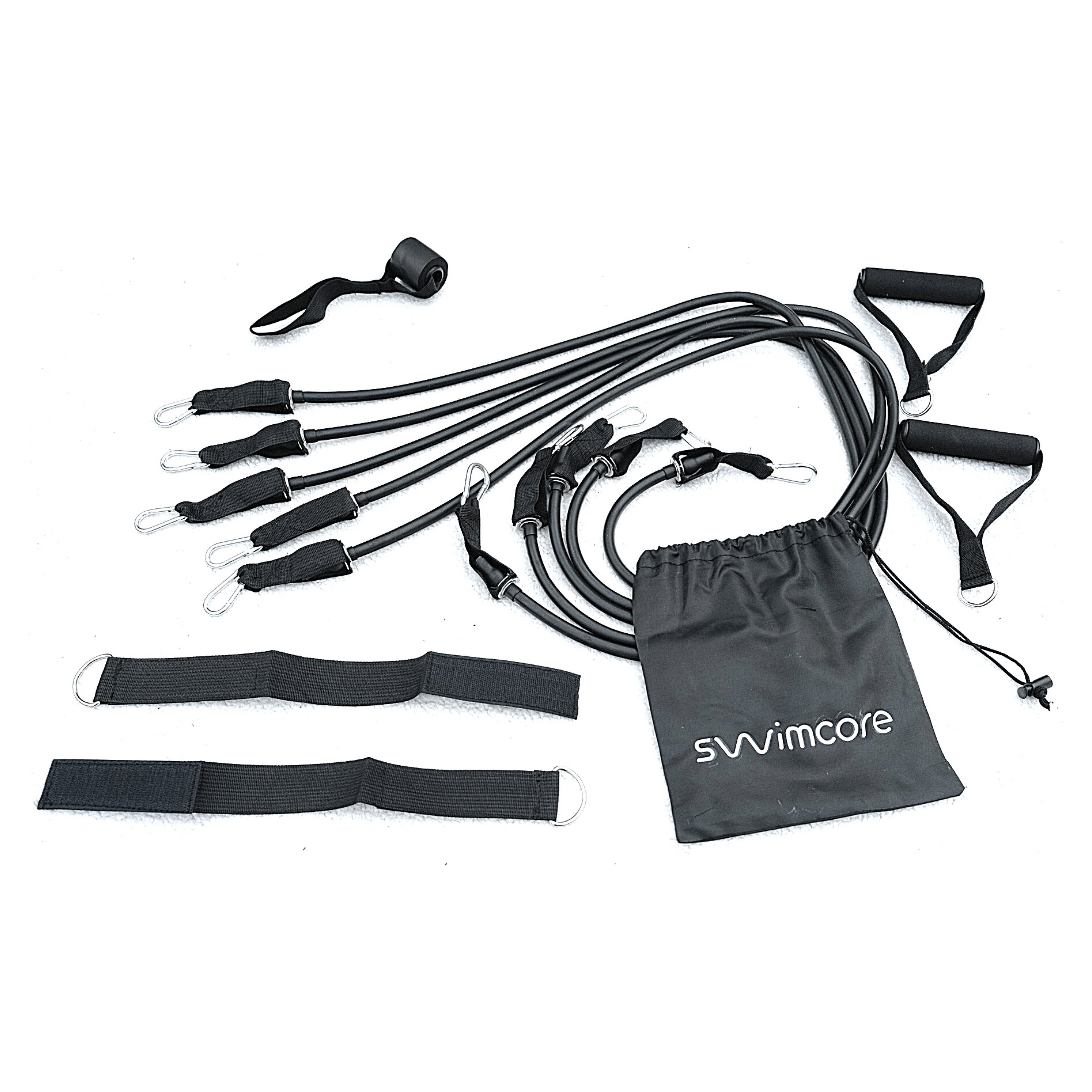 Premium Resistance Bands with Handles - Set of 5 for Strength Training, Home Workouts, Physical Therapy & Fitness Exercises | Ideal for Men & Women | Perfect for Gym, Yoga, Pilates & Rehabilitation