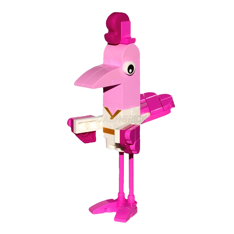 LEGO Minifigure Flamingo from The LEGO Movie - Collectible Building Toy for Kids & Adults - Perfect for Movie Fans, LEGO Displays & Creative Play