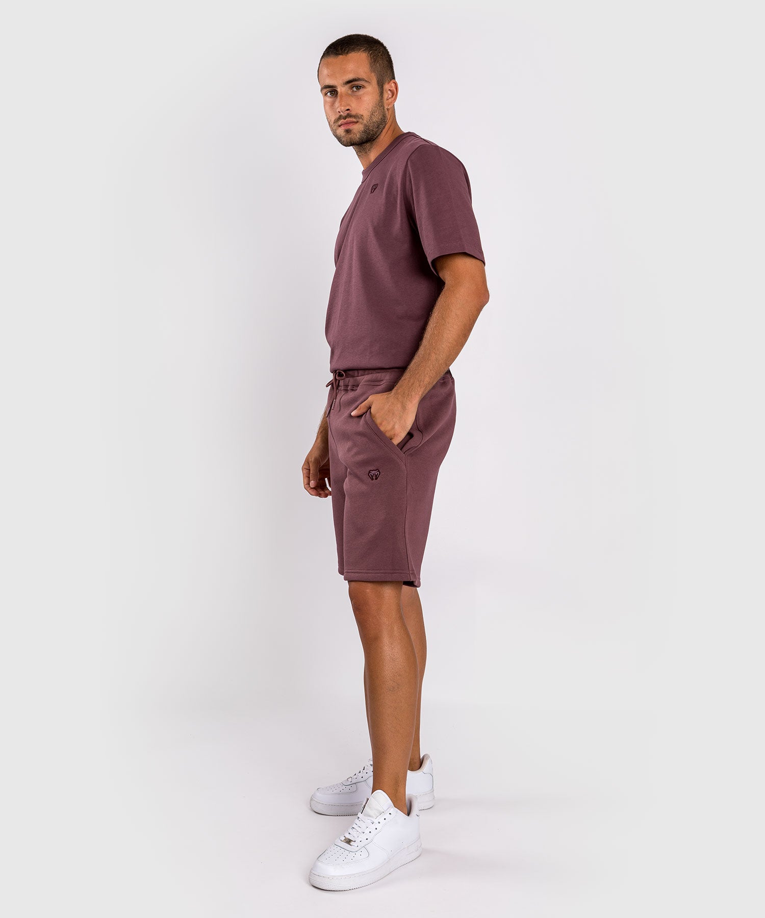 Venum Silent Power Cotton Shorts for Men - Comfortable Brown MMA & Training Shorts - Perfect for Gym, Boxing, and Martial Arts