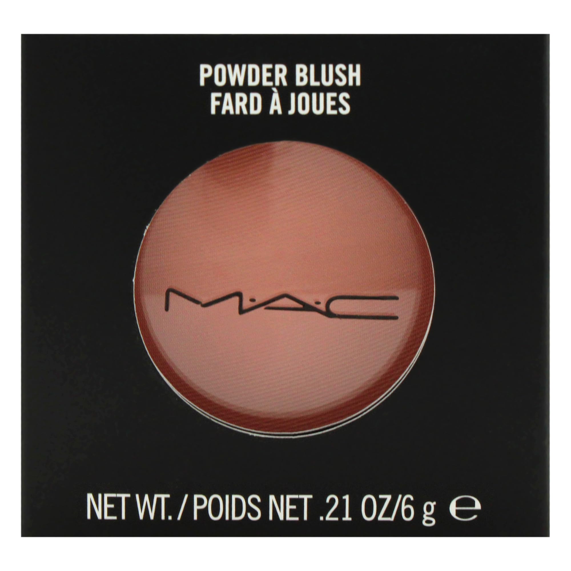 MAC Powder Blush in Melba - 0.21 oz Soft Matte Blush for Women | Natural-Looking Cheek Color for Everyday Wear & Special Occasions