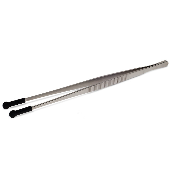 Precision Silicone Tipped Tweezers - Slip-Resistant Grip for Eyebrow Plucking, Splinter Removal & Crafting - Professional Stainless Steel Beauty & First Aid Tools