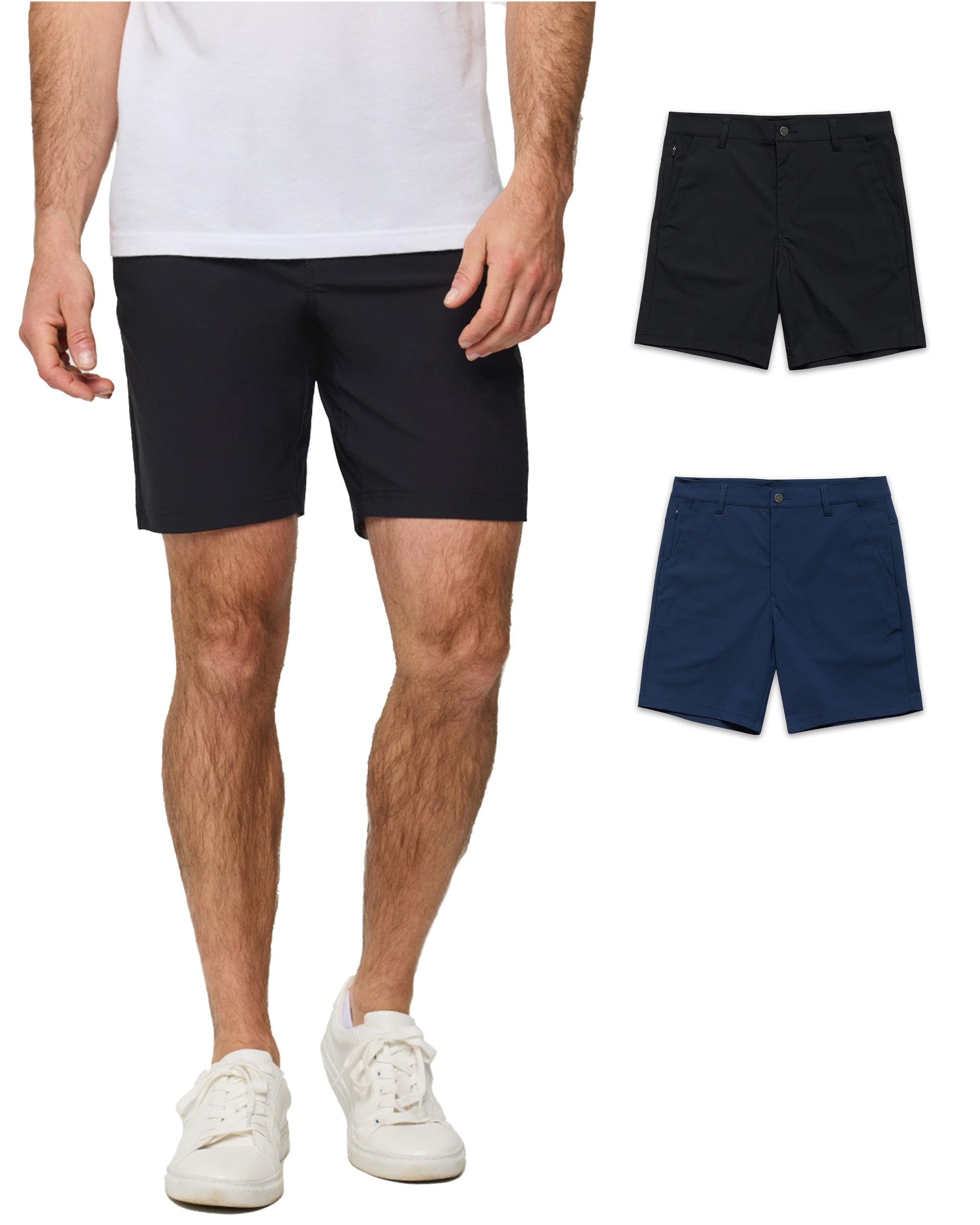 INTO THE AM Men's Breathable Quick-Dry Workout Shorts - 7