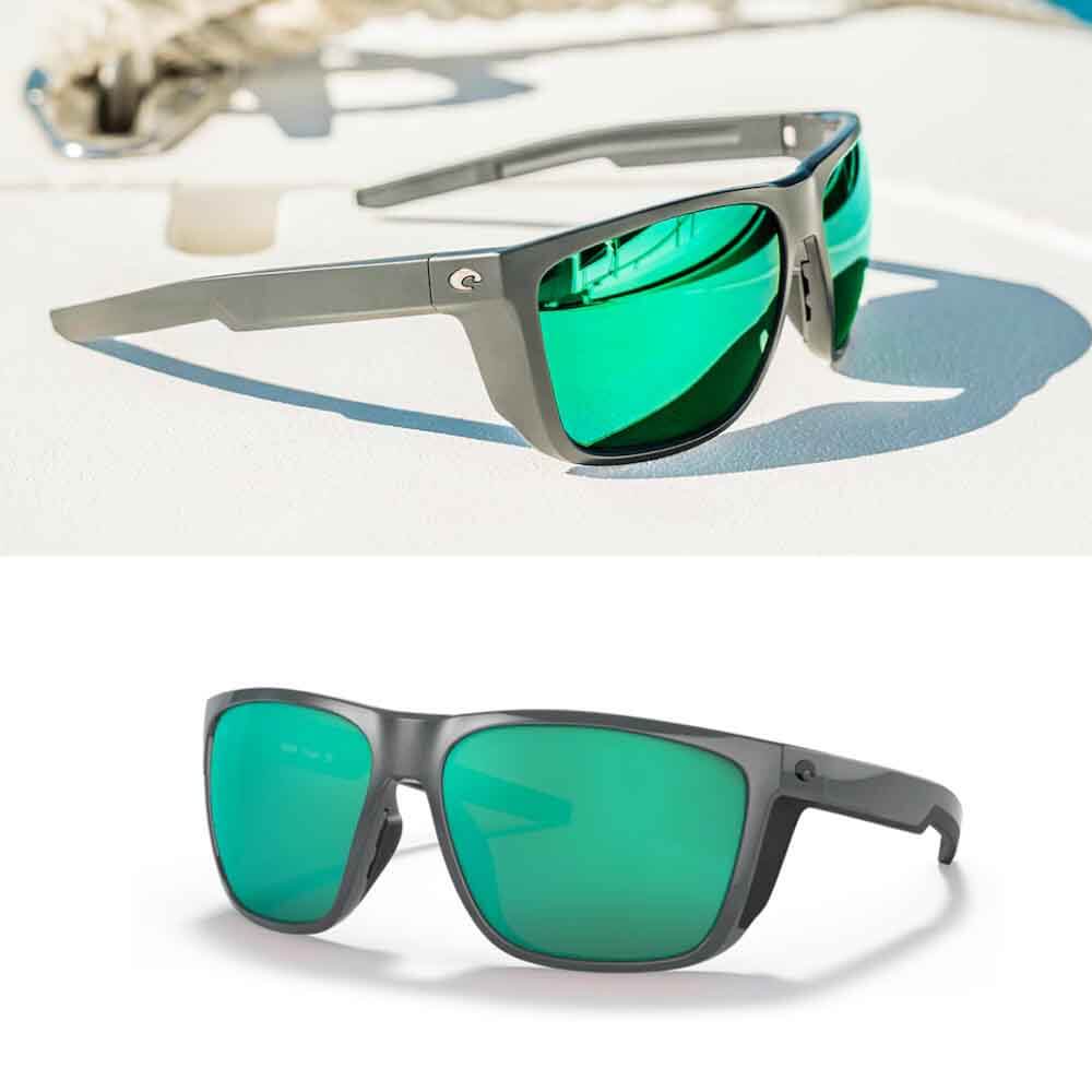 Costa Ferg XL Matte Black Polarized Sunglasses for Men & Women - UV Protection, Anti-Glare Fishing & Driving Shades - Perfect for Outdoor Sports, Beach & Summer Activities