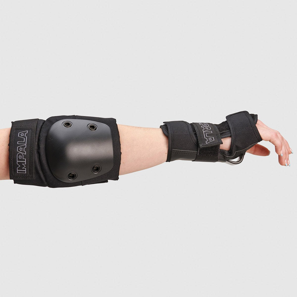 Impala Youth Protective Gear Set - Black - Perfect for Skateboarding, Roller Skating & Scooter Riding Safety