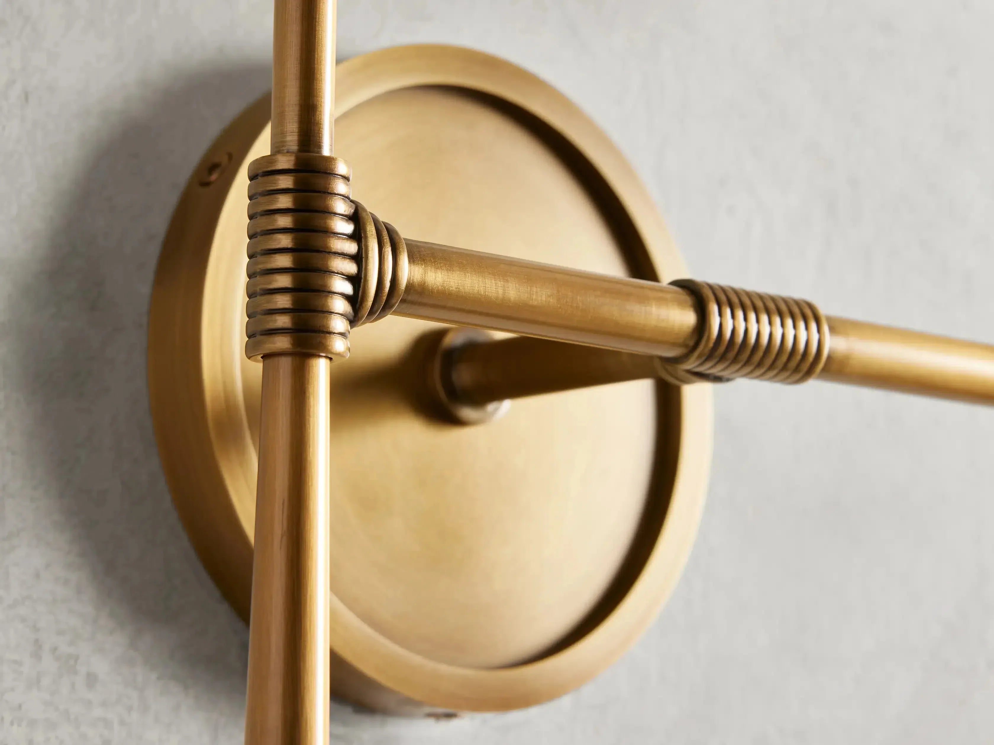 Rhodes 2-Light Wall Sconce - Modern Brushed Nickel Finish - Perfect for Bedroom, Hallway & Living Room Lighting