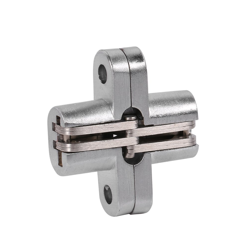 180 Degree Hidden Cabinet Hinges - Zinc Alloy Concealed Door Hinges 43.7mm/60.4mm/68.8mm/94mm for Furniture Hardware - Perfect for Kitchen Cabinets, Wardrobes & Built-in Storage Solutions