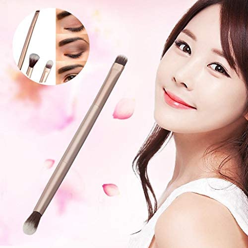 Professional MeeTo Double Ended Eyeshadow Brush Pen - 2-in-1 Makeup Brush for Blending & Precision Application | Perfect for Travel, On-the-Go Touch Ups & Professional Makeup Kits