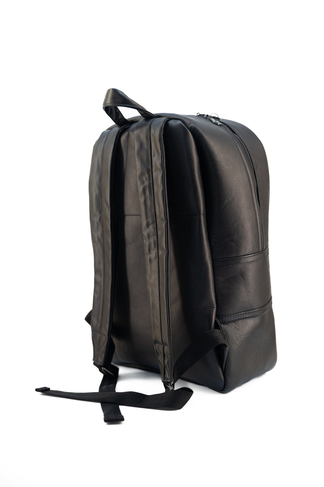 Premium Genuine Cowhide Leather Backpack B8 - Durable & Stylish for Travel, Work & Outdoor Adventures