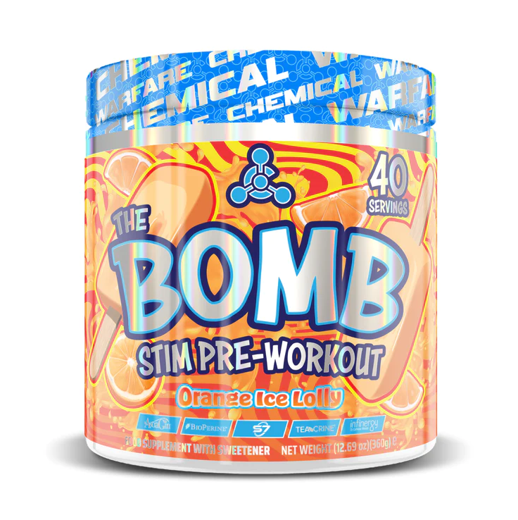 Chemical Warfare The Bomb 360g Protein Powder - Premium Muscle Building Supplement for Bodybuilding & Workout Recovery | Ideal for Gym, Fitness & Post-Training Nutrition