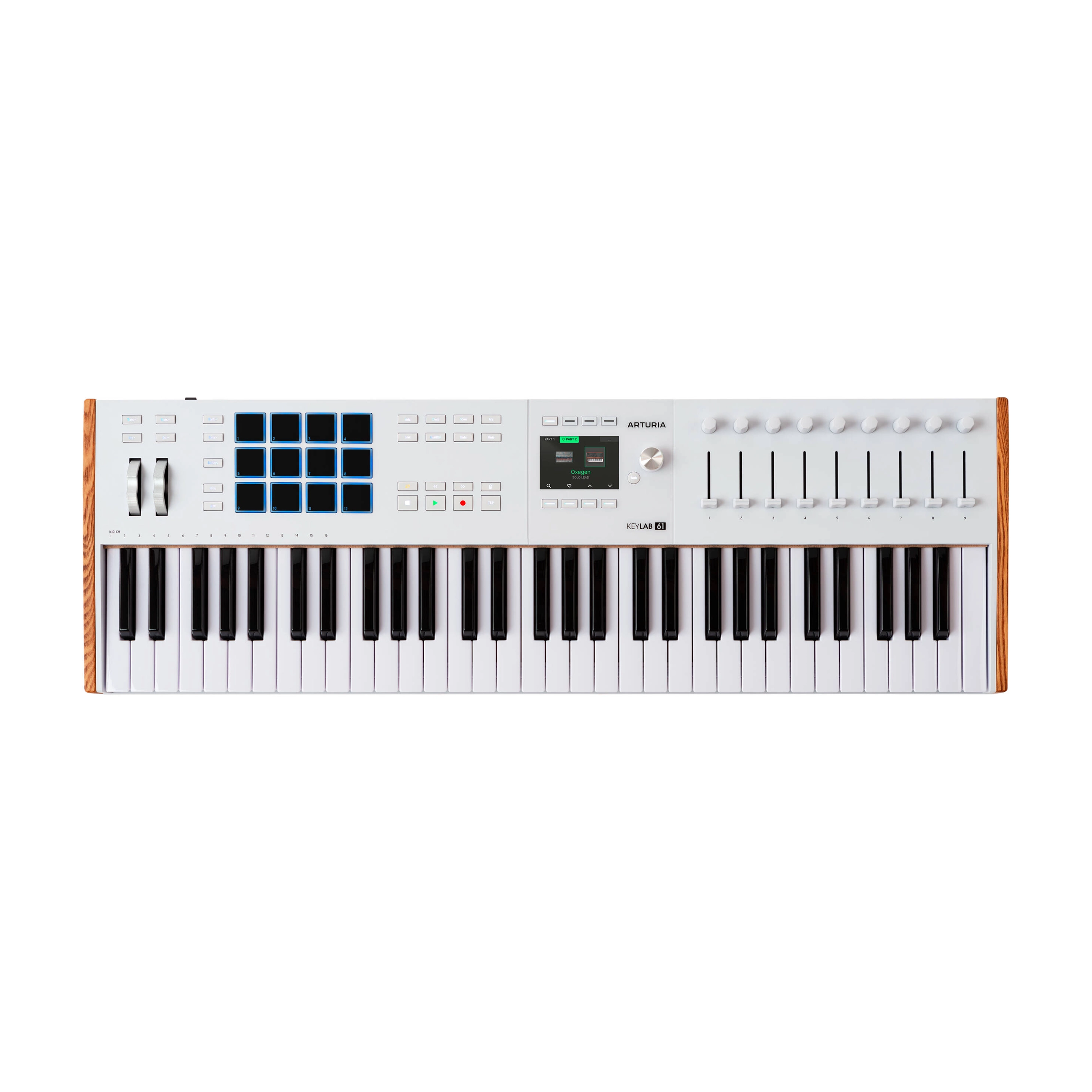 Arturia Keylab 61 MK3 61-Key MIDI Keyboard Controller - White | Professional Music Production & Live Performance Studio Essential