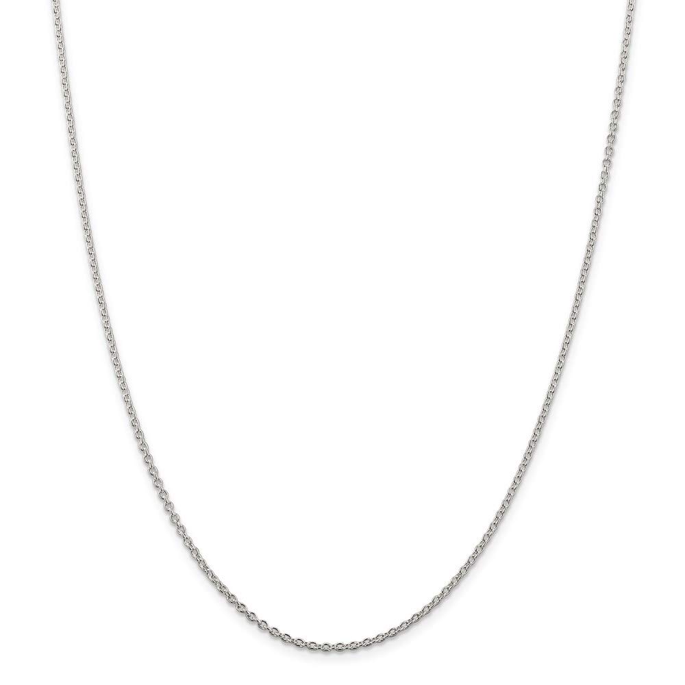 Ryan Jonathan Sterling Silver 1.95mm Cable Chain Necklace - Dainty & Elegant Jewelry for Women, Perfect for Layering, Everyday Wear & Special Occasions