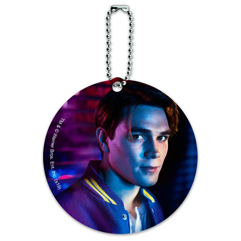 Riverdale Archie Comics Character Round Luggage ID Tag - Durable Suitcase Name Tag for Travel Bags & Carry-Ons - Perfect for Airports, Cruises & Business Trips