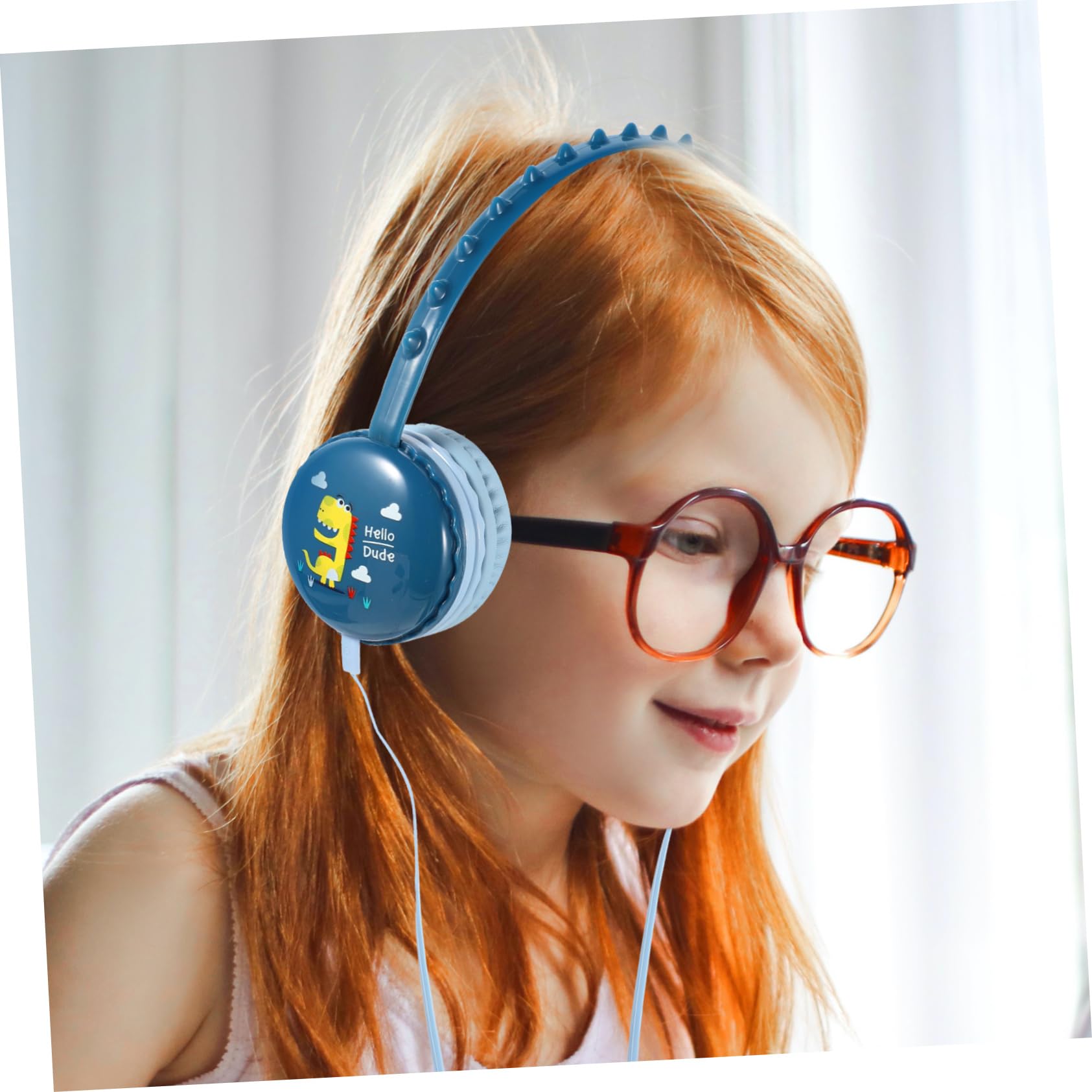 OSALADI 4 Pack Kids Wireless Headphones with Wired Option - Over Ear Toddler Headphones for Girls, Boys - Lightweight Comfortable Gaming Headset for Travel, School, Home Use