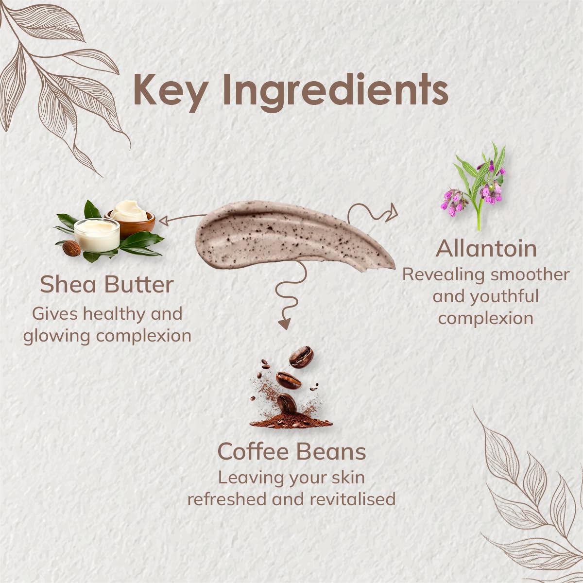 NatAura Coffee Face Scrub with Natural Coffee & Antioxidants - Exfoliating Scrub for Dead Skin Removal, Pore Cleansing & Skin Brightening - Achieve Smooth Radiant Complexion - 100g - Perfect for Morning Skincare Routine & Pre-Makeup Prep