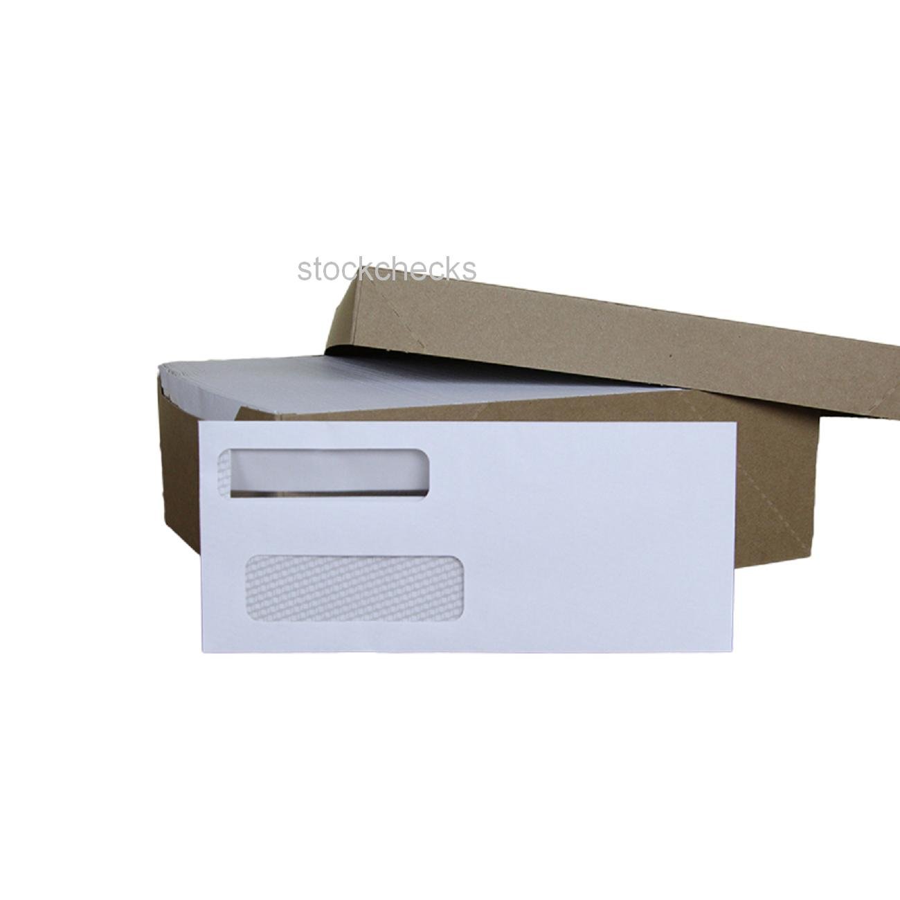 2,500ct 9 Double Window Security Tint Self Seal Envelopes - Fits Quicken, QuickBooks & Microsoft Money Checks | Business & Mailing Solutions for Checks, Invoices & Documents