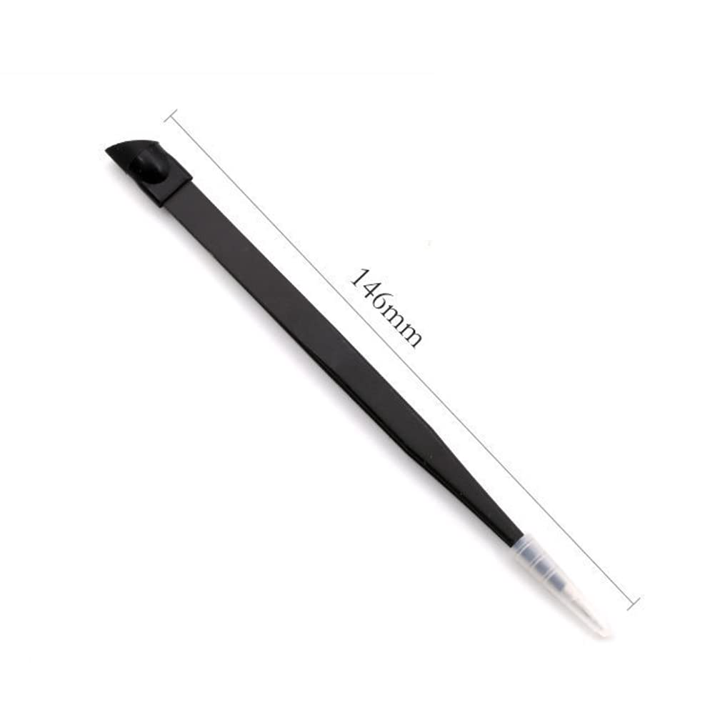 4Pcs Professional Nail Art Tweezers Set - Straight & Angled Tweezers with Silicone Tips for Rhinestones, Gems & Eyelash Extensions | Perfect for Nail Salon, DIY Manicure & Craft Projects