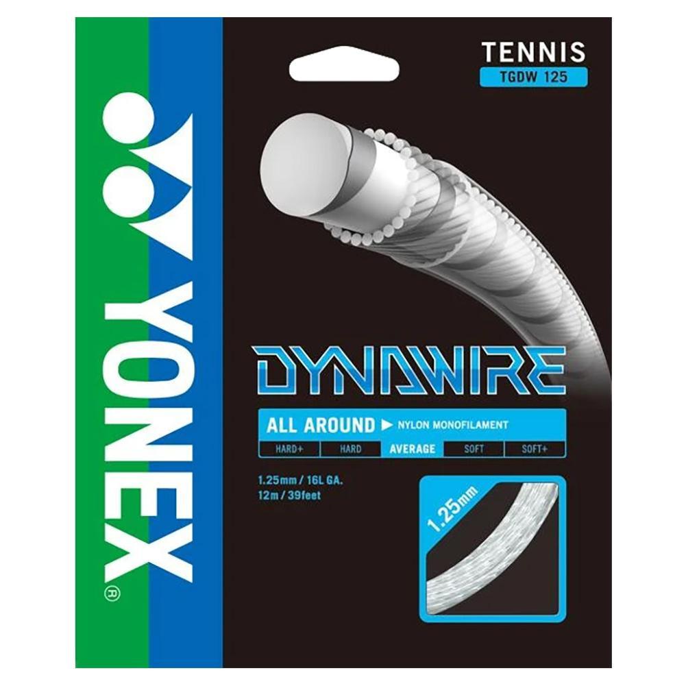 Dynawire Synthetic Gut Tennis String - Durable & High-Performance for All Court Surfaces | Perfect for Recreational & Competitive Players