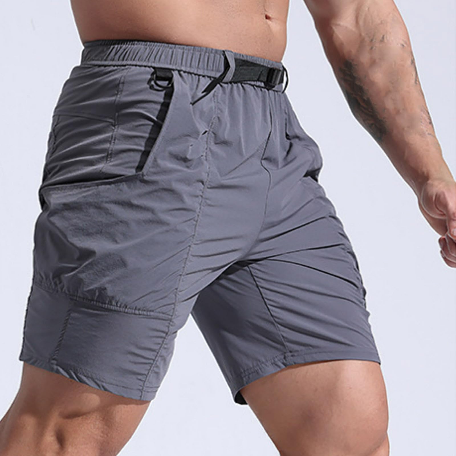 Men's Quick Dry Athletic Shorts - Gym Workout Running Shorts for Men & Boys - Breathable Comfort Fit for Summer, Beach & Casual Wear