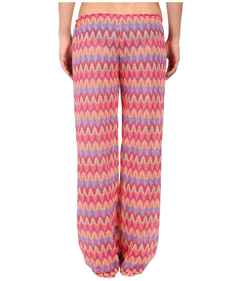 Luli Fama Song of The SEA Women's High Waisted Beach Pants - Flowy Boho Swim Cover Up for Pool, Vacation & Summer Outfits