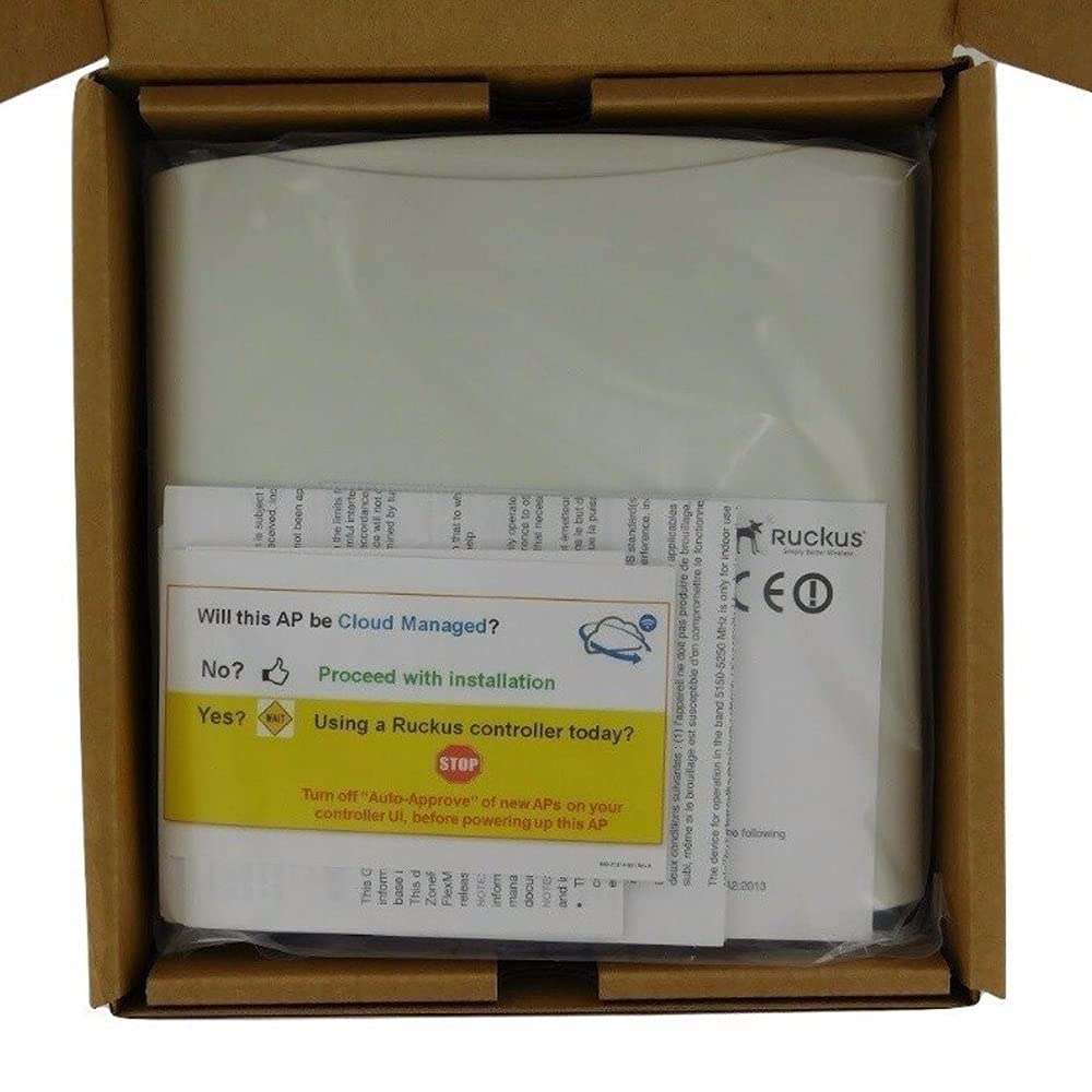 Ruckus R610 Dual-Band Wave 2 802.11ac WiFi Access Point (901-R610-WW00) - High-Speed Wireless Networking for Offices, Schools & Smart Homes - No Power Adapter/PoE Injector Included