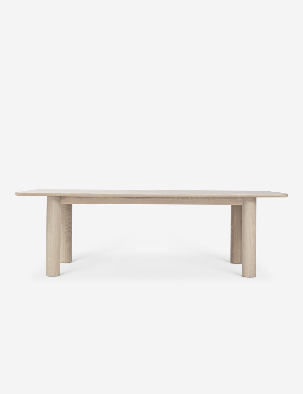 Sun at Six Arc Dining Table - Modern Solid Wood Dining Table for Kitchen & Dining Room - Perfect for Family Gatherings & Dinner Parties