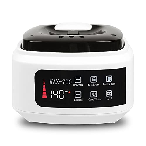 LED Wax Warmer for Hair Removal - Full Body Waxing Kit for Women & Men, Legs, Face, Eyebrows & Bikini Line | Home Waxing with Digital Display | Perfect for DIY Salon & Spa Treatments