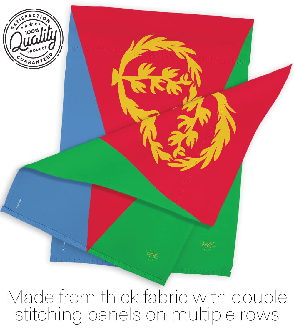 Eritrea National Flag Set 28x40in w/Pole for Home & Garden Decor
