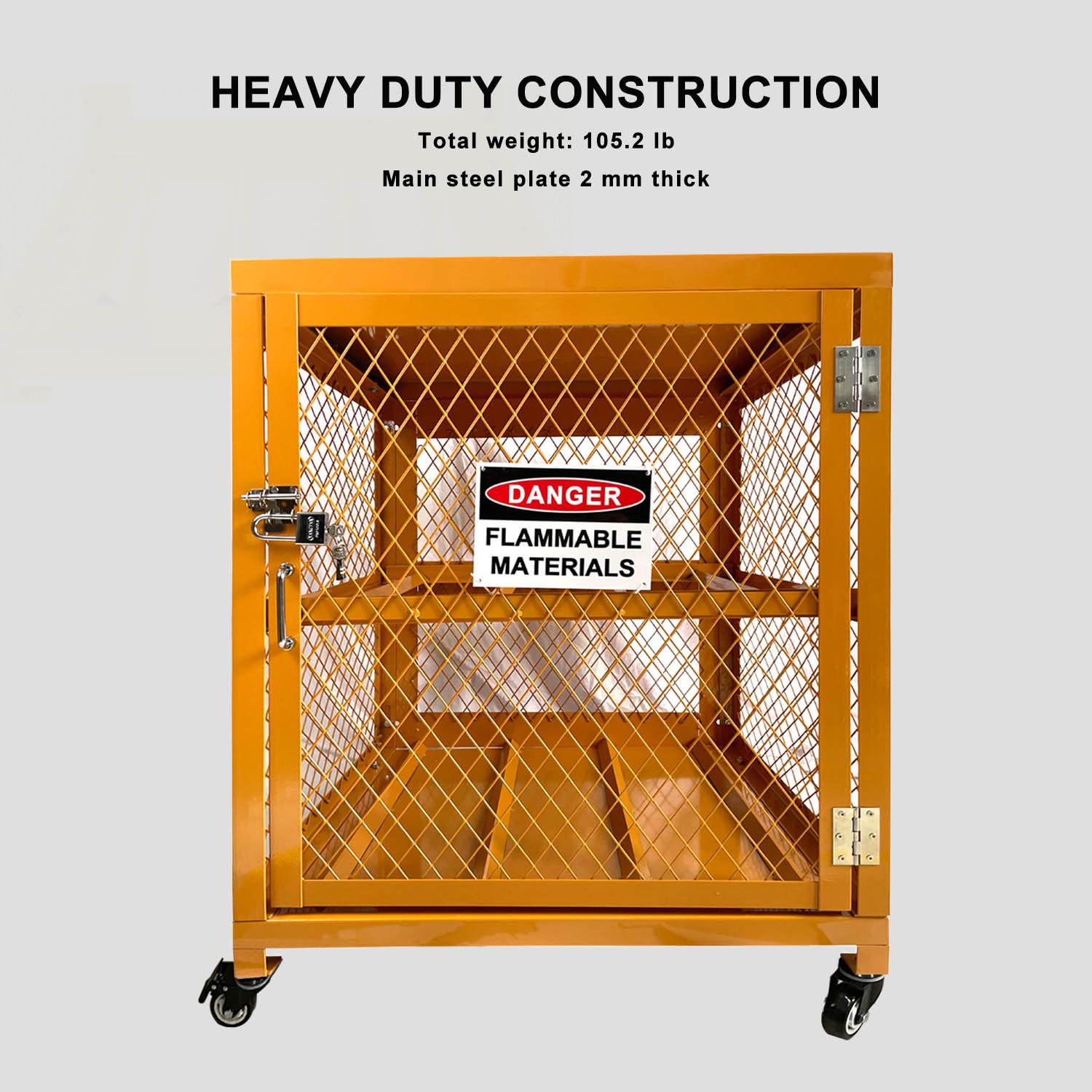Heavy-Duty Industrial Storage Cabinet for Propane & LPG Tanks - 31