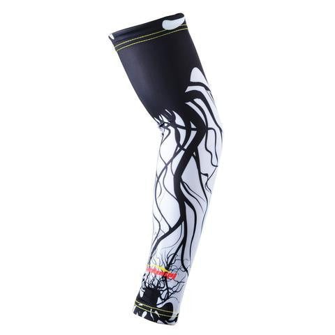 Youth & Adult Compression Arm Sleeve - Gray - Support for Sports, Workout & Recovery - Perfect for Basketball, Tennis & Gym Training