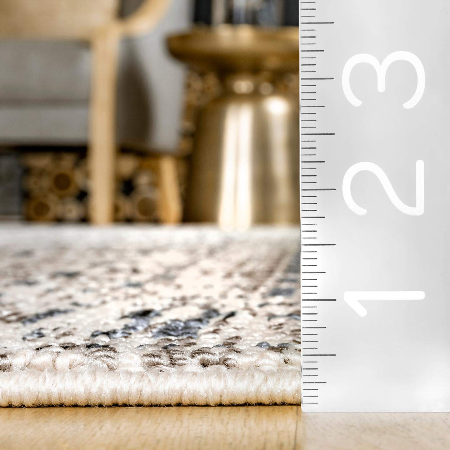 nuLOOM Akua Ethnic Bands Tassel Area Rug 8x10 Ivory - Bohemian Chic Living Room Decor, Bedroom Accent Rug for Cozy Home Style