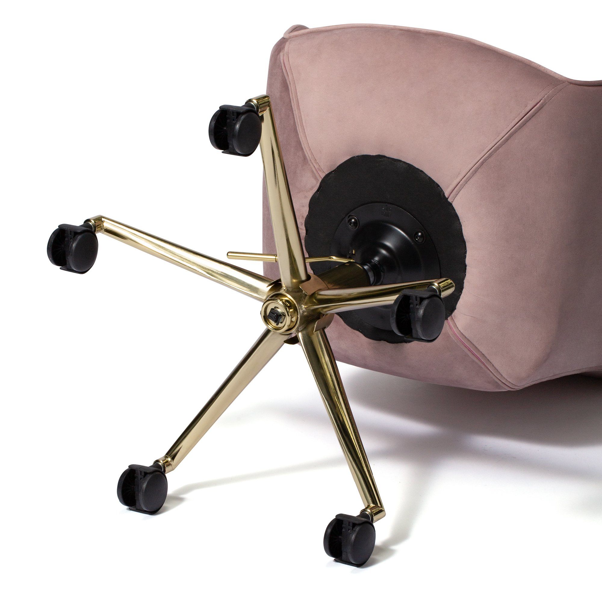 Eldorado Ergonomic Pink Desk Chair - Adjustable Height (W530 x D540 x H800) - Perfect for Home Office, Gaming & Study
