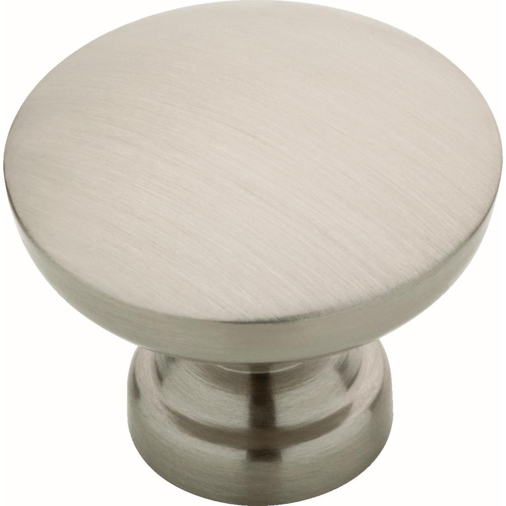 Vintage Satin Nickel Farmhouse Cabinet Knobs and Drawer Pulls - Rustic Hardware for Kitchen Cabinets, Dressers & Furniture (Set of 10)