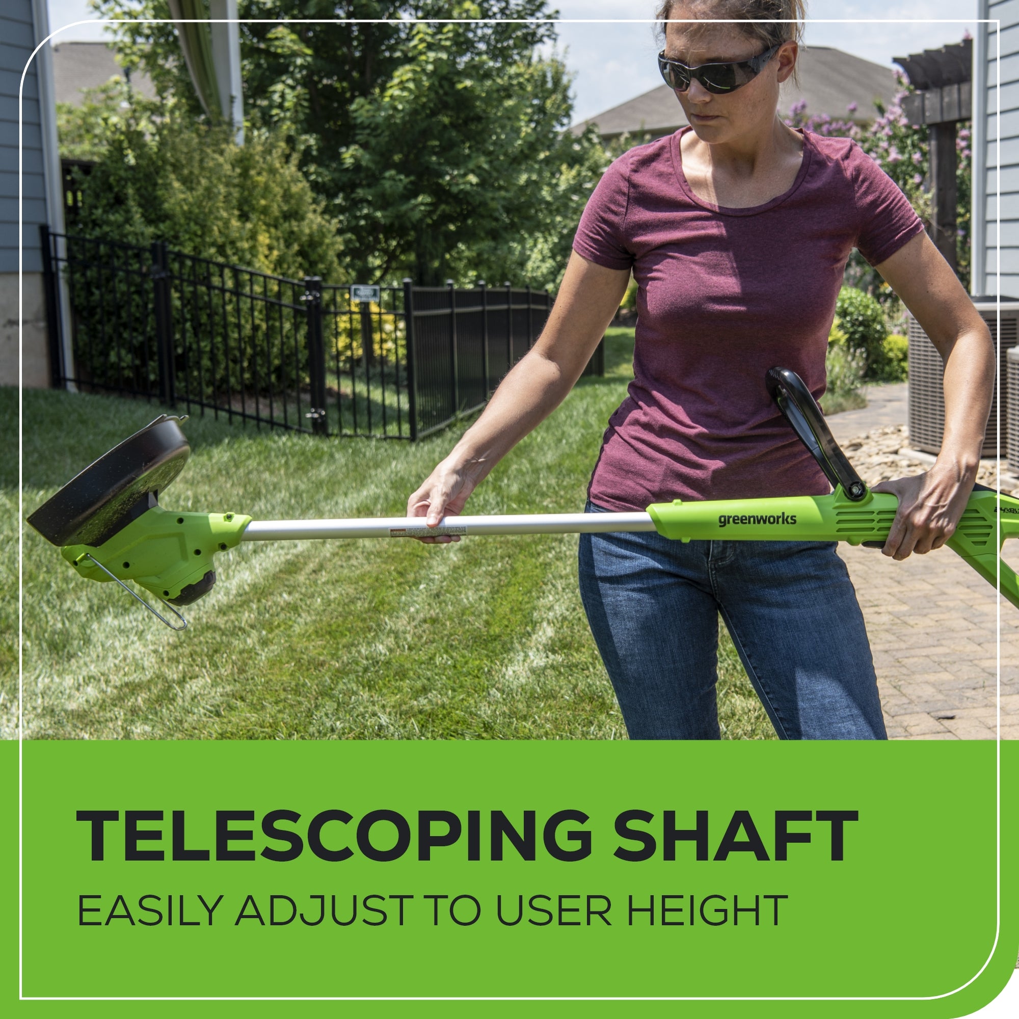 24V 12-Inch Cordless Battery String Trimmer & Edger with 2.0Ah Battery & Charger - Perfect for Lawn Care, Yard Maintenance & Landscaping
