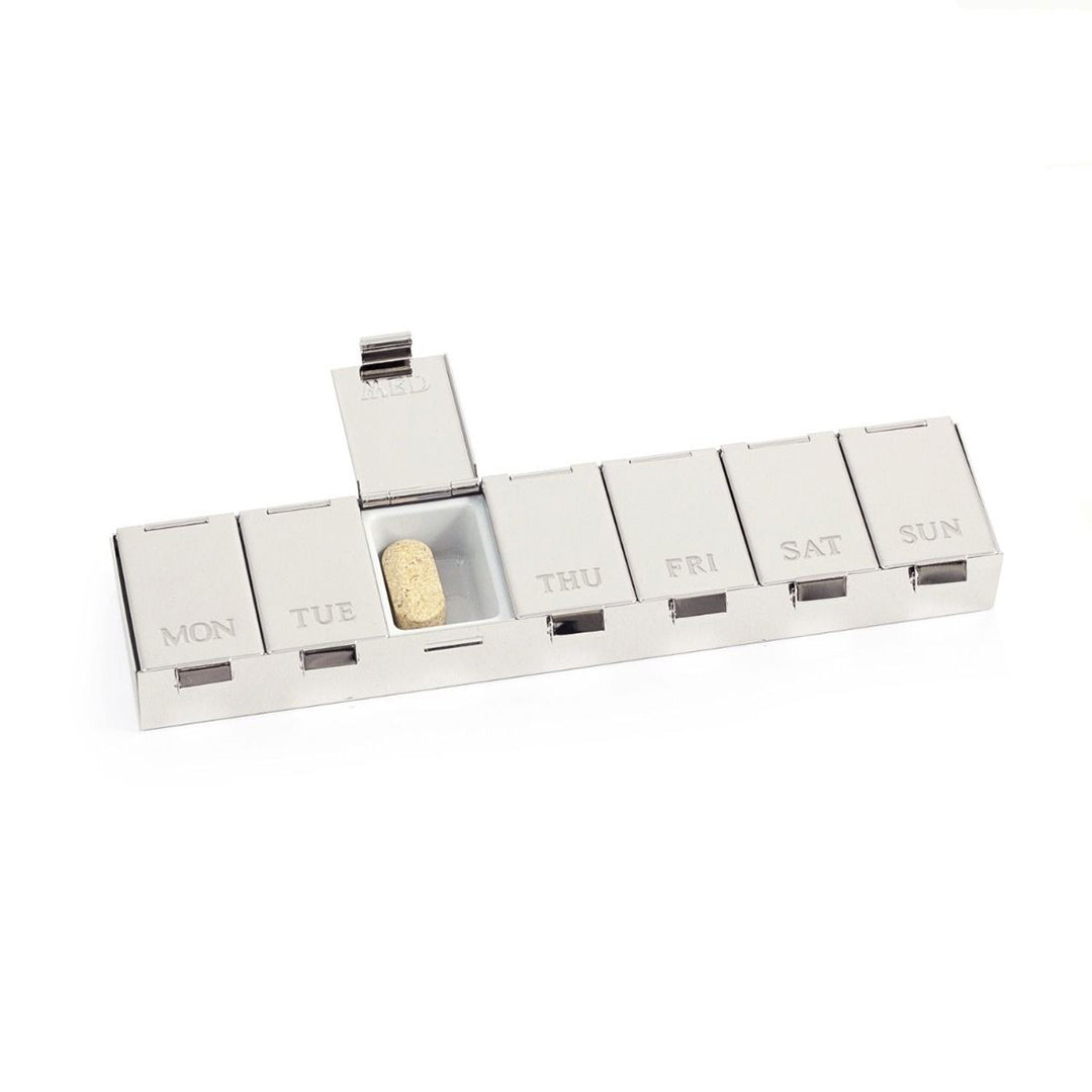 7-Day Weekly Pill Organizer Box - AM/PM Compartments for Vitamins & Medication - Perfect for Travel, Home, and Daily Use
