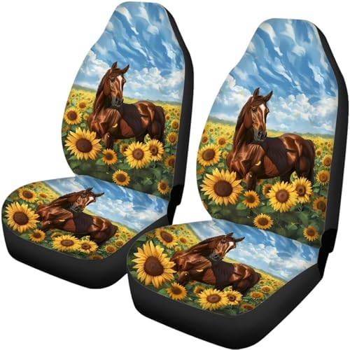 Sunflower Horse Blue Sky