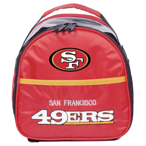 Official NFL San Francisco 49ers Team Logo Bowling Bag - Durable Sports Gear for Bowling Enthusiasts | Perfect for League Games, Practice Sessions & Fan Collections