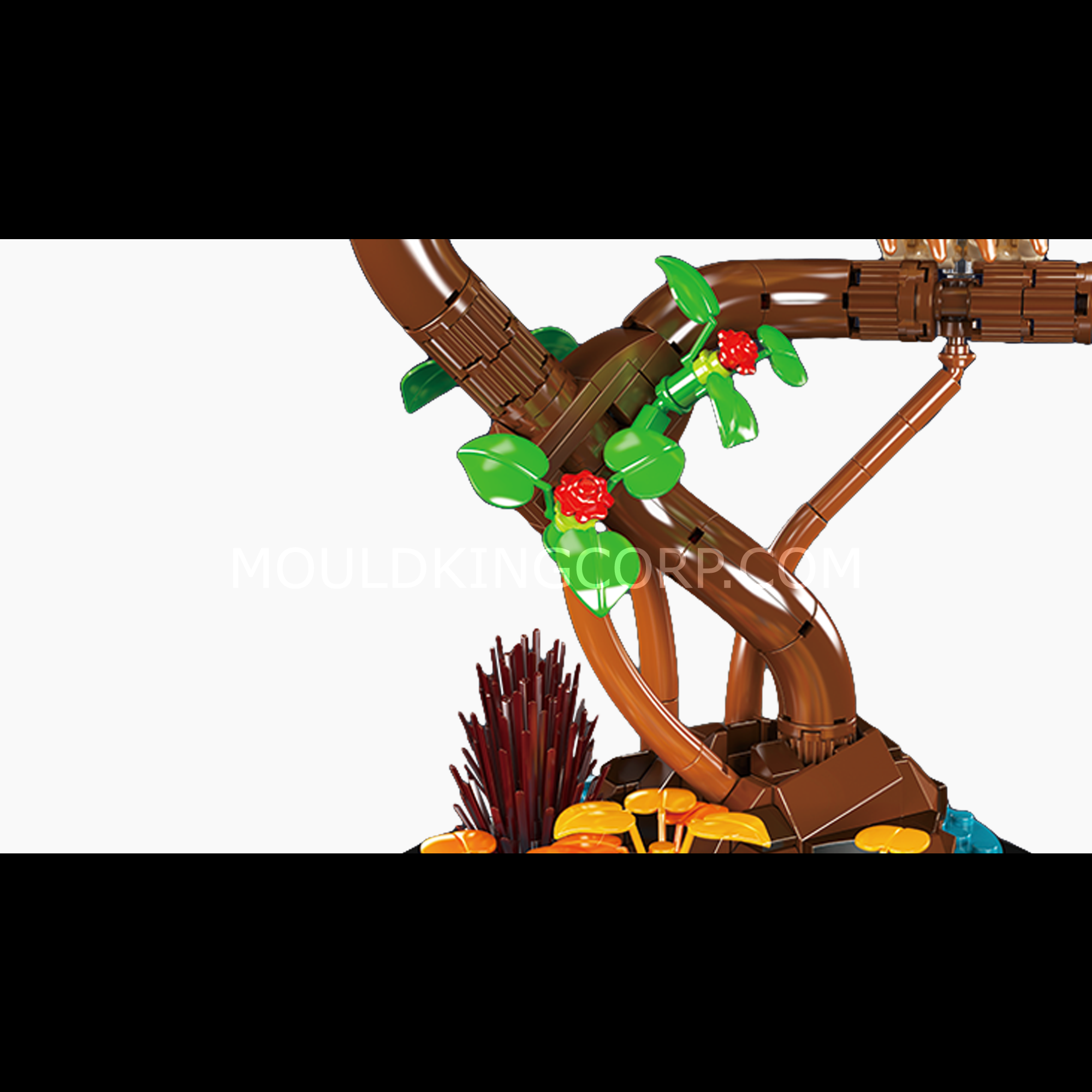 Mould King 10150 Black Capped Lory Building Blocks Set - 1052 Piece Bird Model for Adults & Kids | Creative Construction Toy for Home Decor, Gift & STEM Learning