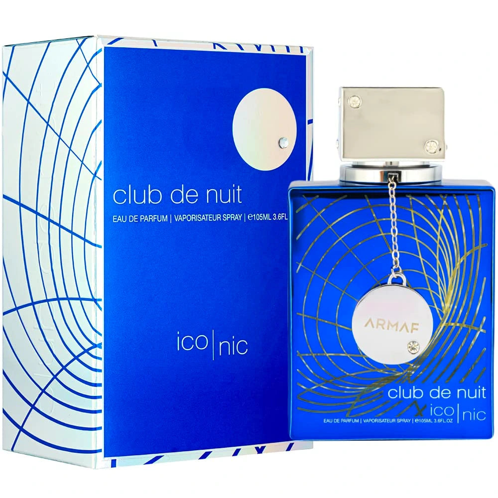 Club De Nuit Iconic Men's Eau De Parfum 3.6 oz - Premium Long Lasting Cologne for Day & Night Wear, Work & Special Occasions