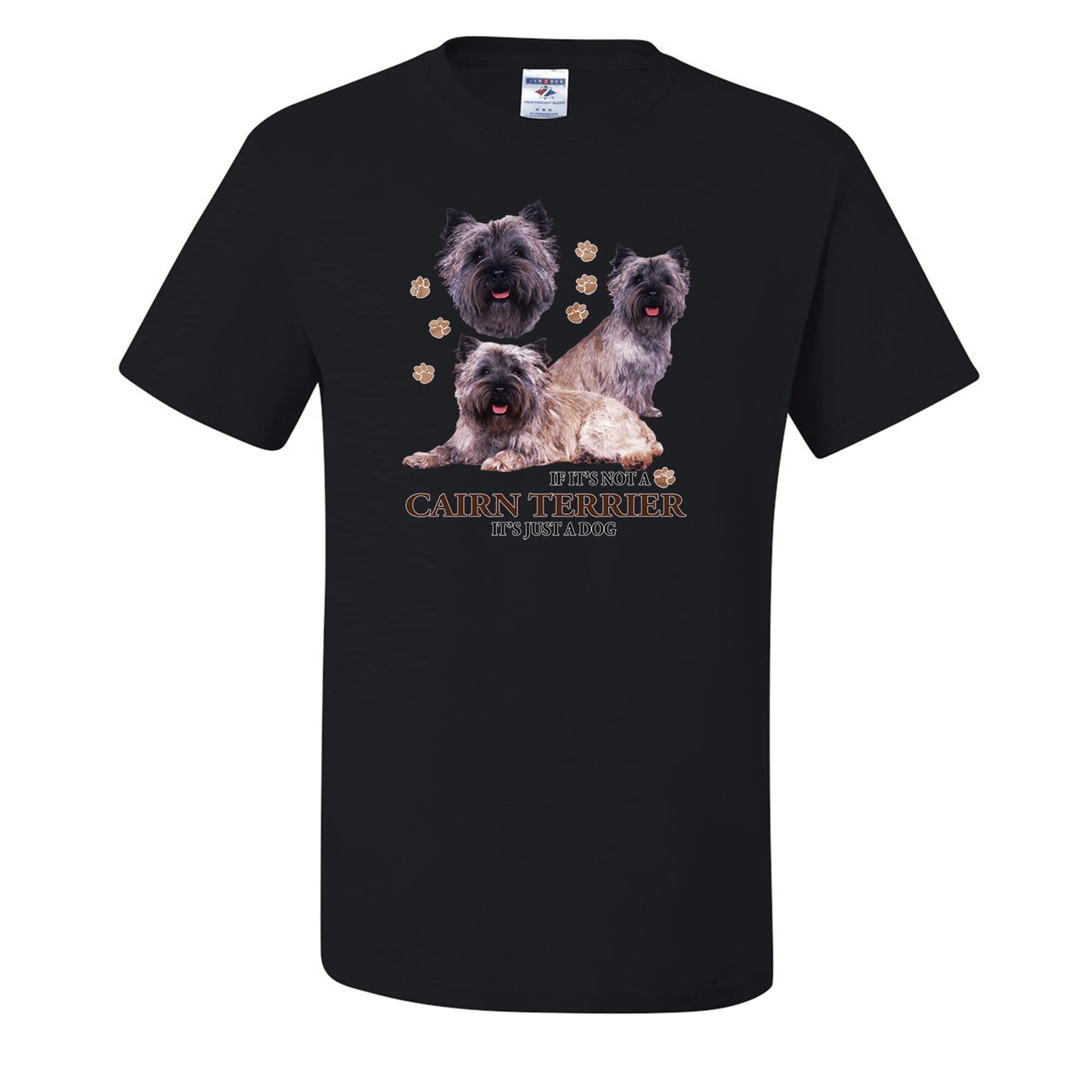 Cairn Terrier Dog Lover Graphic T-Shirt for Men - Funny Dog Owner Gift - Perfect for Casual Wear & Dog Enthusiast Events