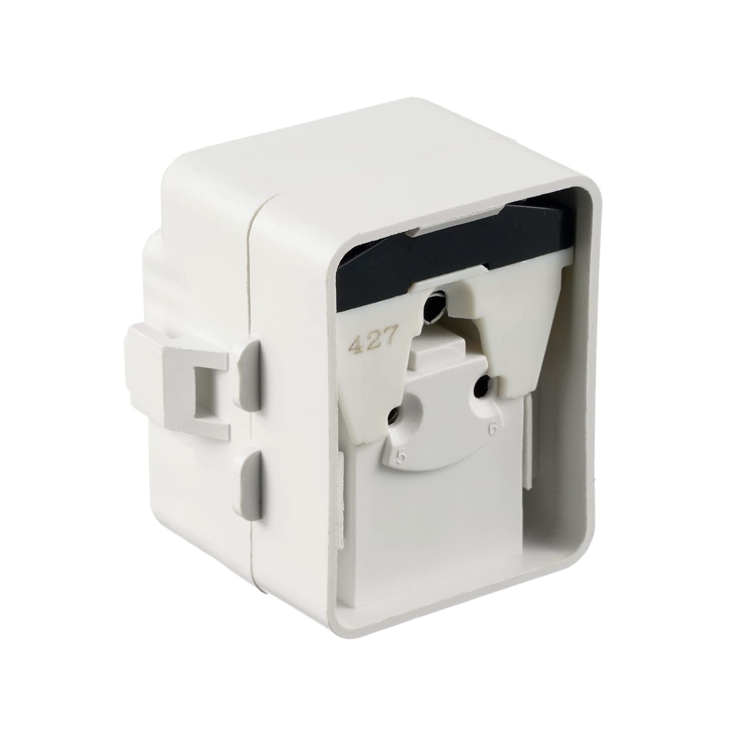 61005518 Refrigerator Relay & Compressor Overload Replacement Part - Compatible with 12002782, 1194680, AP4009659, PS2004057 Models - Perfect for DIY Fridge Repairs & Appliance Maintenance
