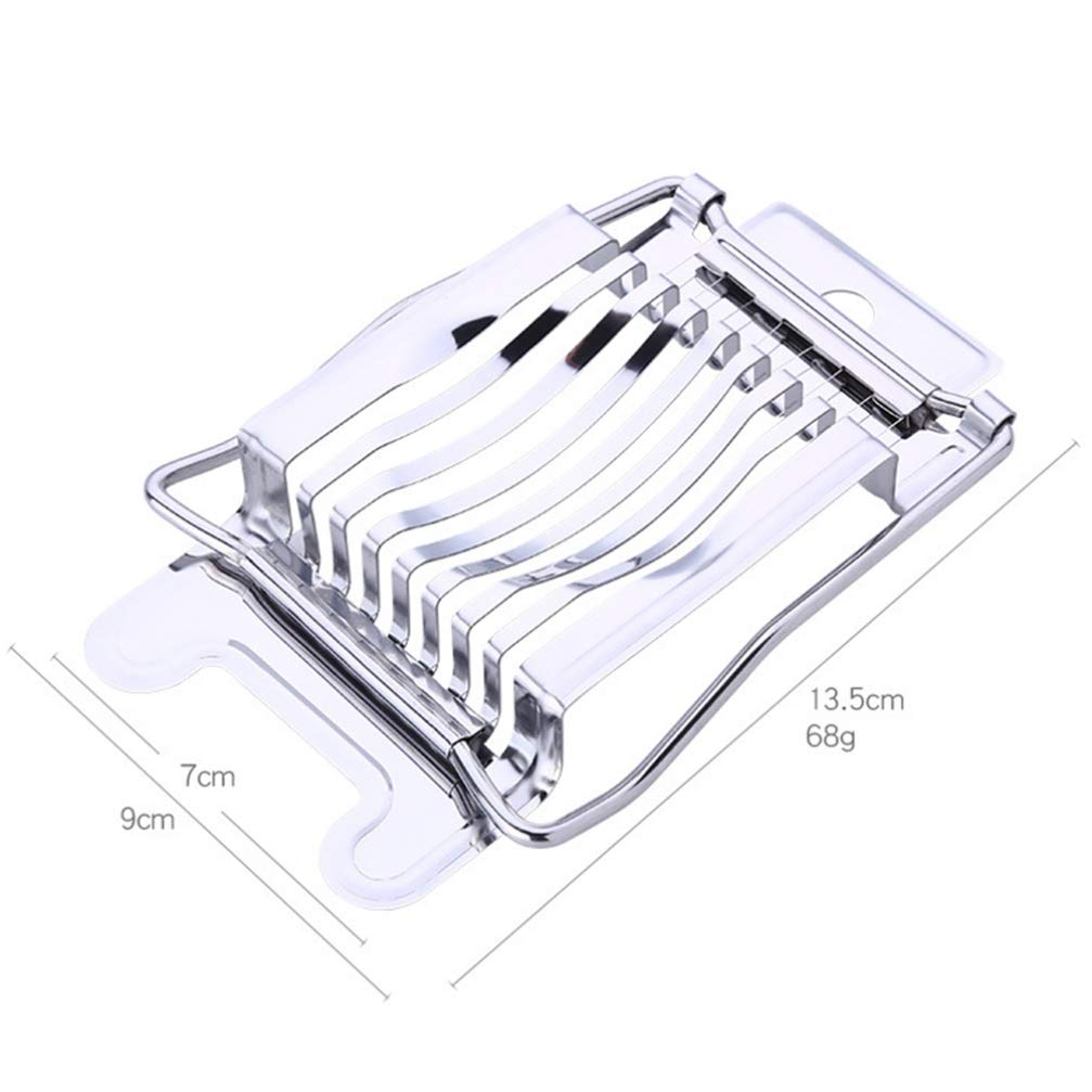 Premium Stainless Steel Meat Chopper & Multi-Purpose Food Slicer - Egg, Cheese, Mushroom, Fruit Cutter for Kitchen, Salad Prep & Japanese Cuisine Decor