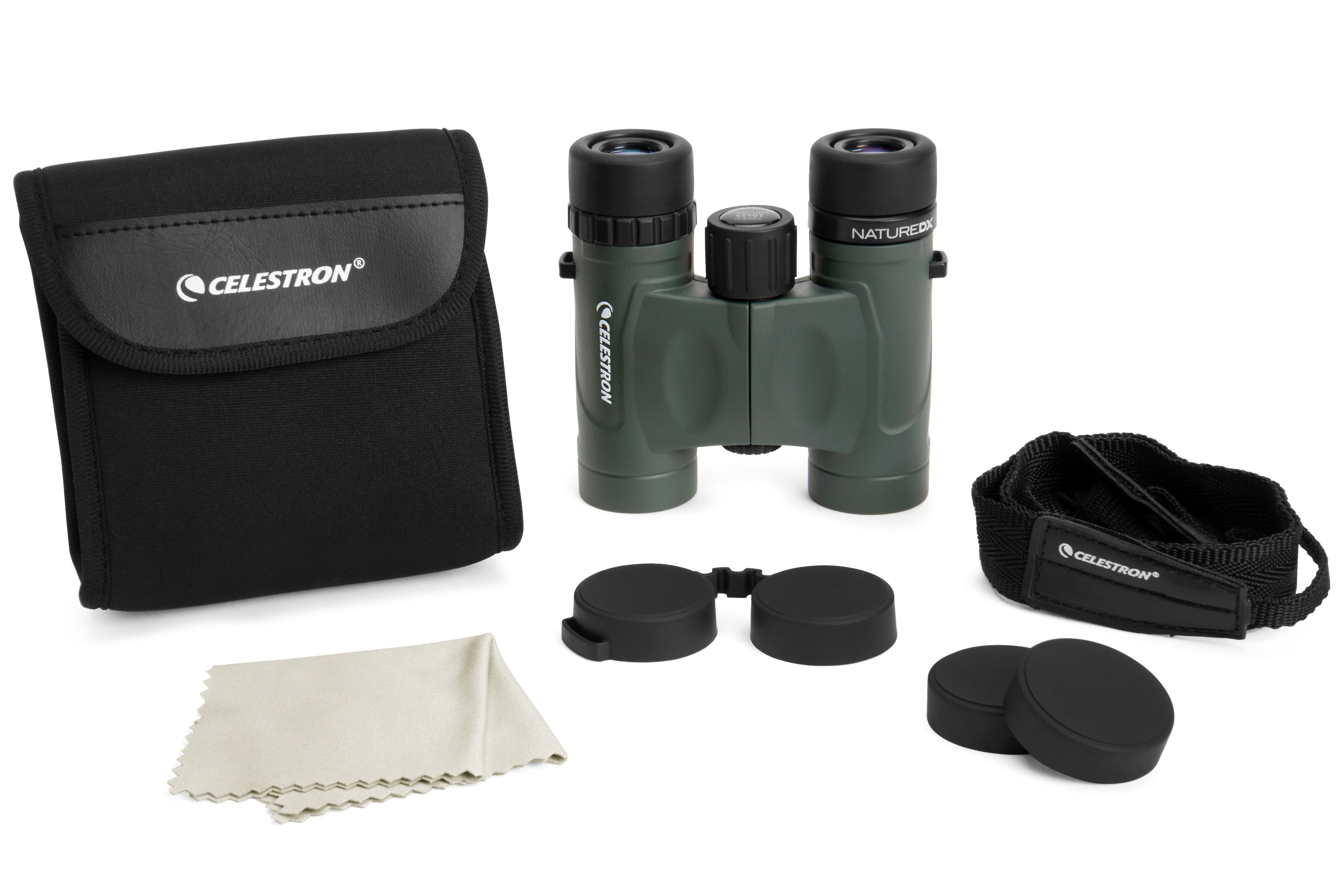 Nature DX 8x25mm Compact Roof Prism Binoculars - Lightweight & Waterproof for Bird Watching, Hiking, Travel & Outdoor Adventures