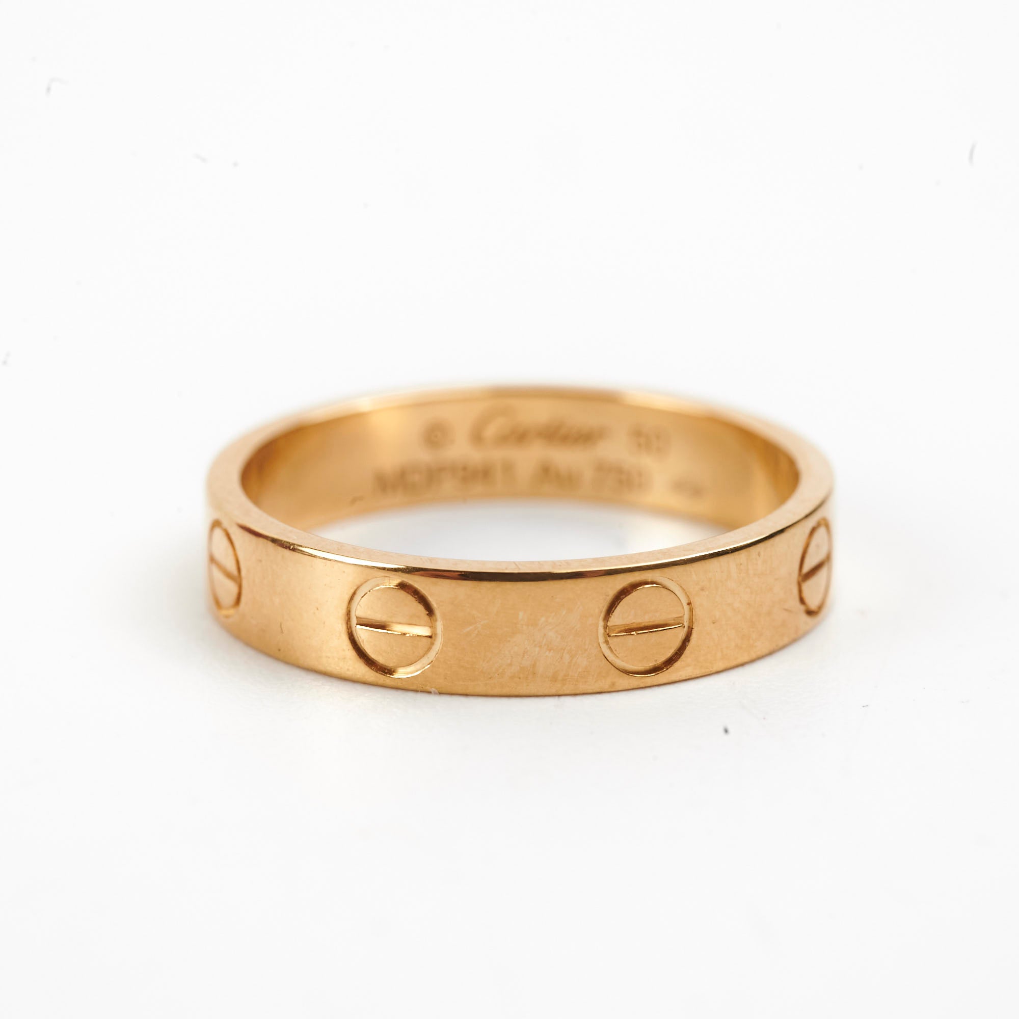 Cartier Small Love Ring 18K Yellow Gold Size 50 - Luxury Wedding Band & Anniversary Gift for Women