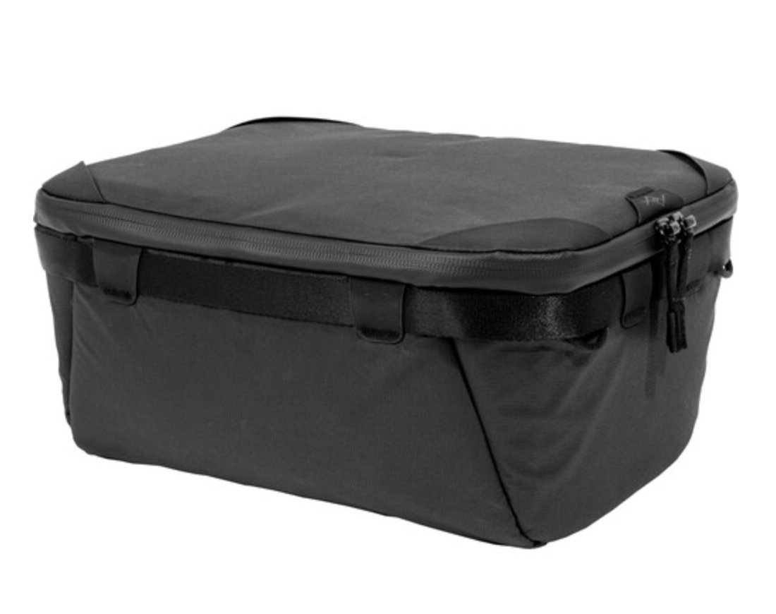 Peak Design Camera Cube V2 (Black, Small/Medium) - Waterproof DSLR Camera Storage Case for Travel & Outdoor Photography - Perfect for Hiking, Camping, and Airplane Carry-On