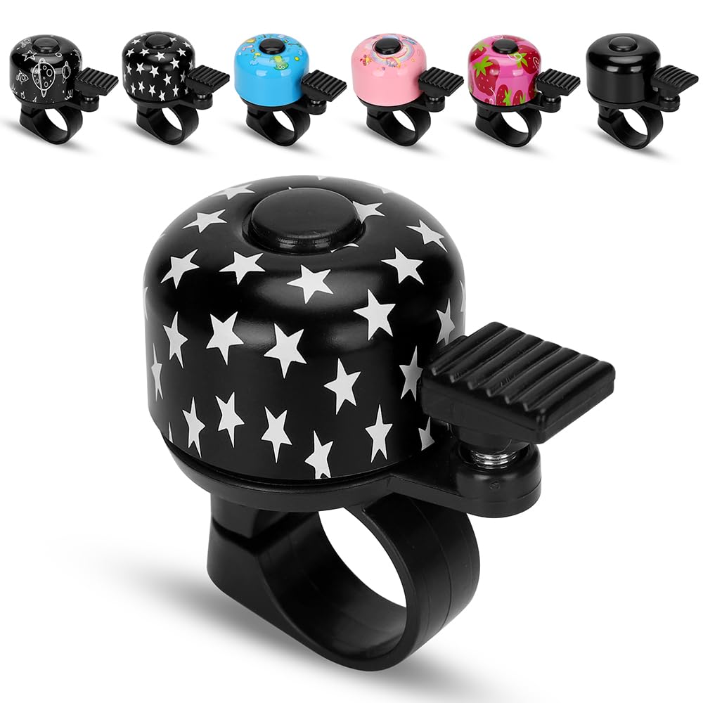 **Loud 120dB Kids Bike Bell - Classic Mini Bicycle Bell for Boys, Girls & Adults | Durable & Clear Sound for MTB, BMX, City Bikes & Scooters | Perfect Bike Accessory for Safety & Fun Riding**