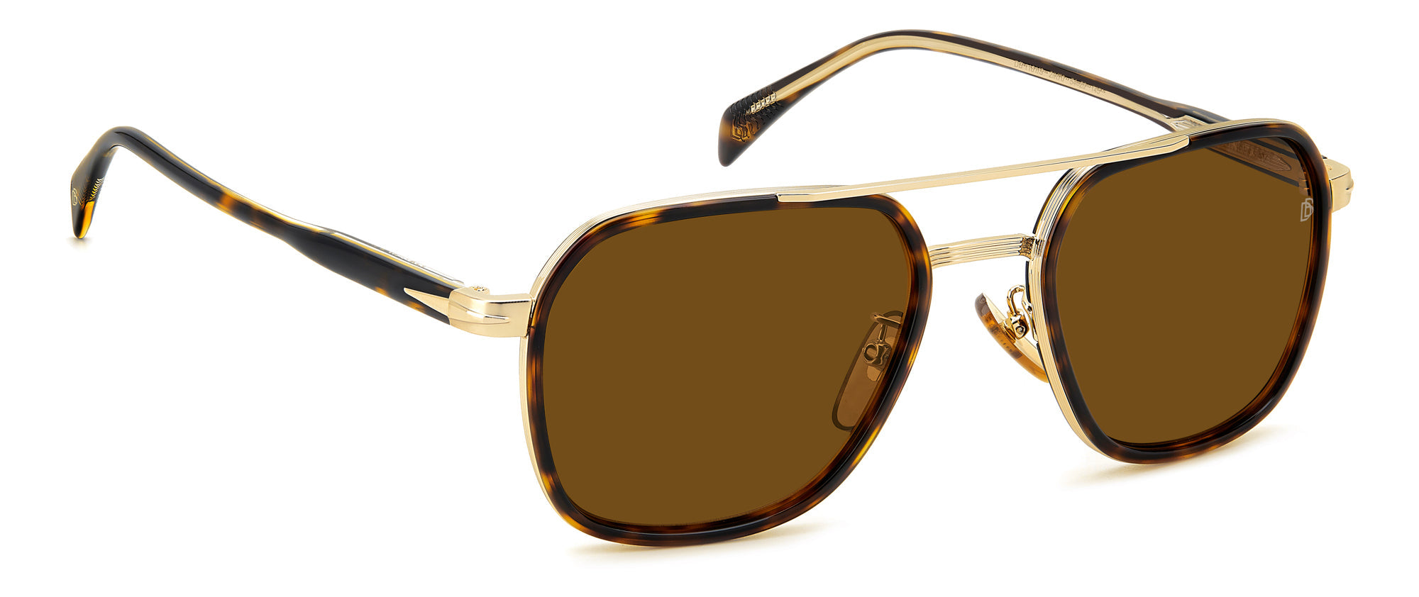 David Beckham DB1161/S Sunglasses - Polarized Aviator Style for Men - Perfect for Driving, Outdoor Sports & Fashion Accessories